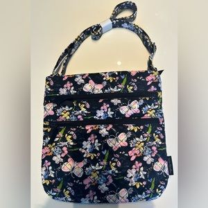 NWT Vera Bradley Triple Zip Hipster - Bloom Boom Navy